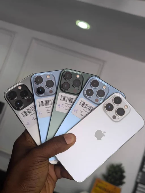 iPhone 13 Pro 128GB FU ₦800,000 256GB ₦850,000 512GB ₦880,000