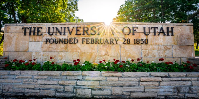 University of Utah sign