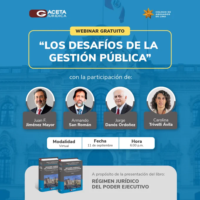 Webinar "Los desarfíos de la Gestión Pública"