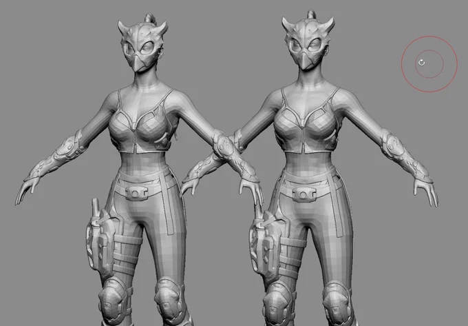 Hero character for a game