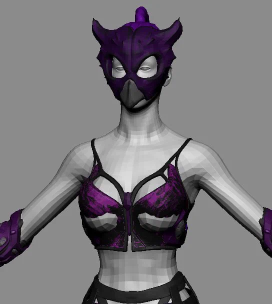 Hero character for a game