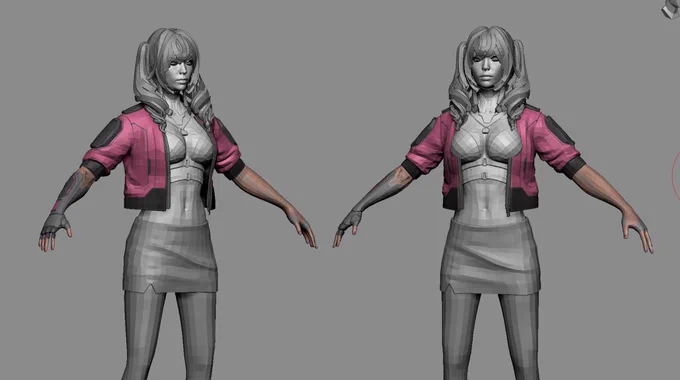 Hero character for a game
