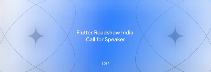 A promotional graphic announcing the Call for Speakers at Flutter Roadshow India 2024. It invites experts in mobile app development, AI & ML, and UI/UX to submit their talks. The event is set for October 2024 in Mumbai. Submission details and deadline are included in the design | Brewnbeer | Flutter Jobs