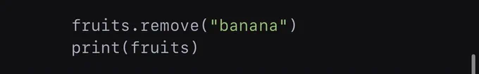 Python List Method remove