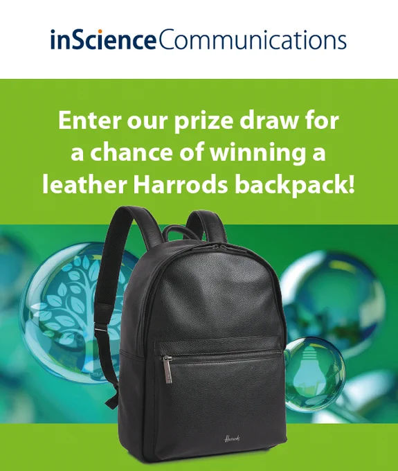 Enter our prize draw to be in with a chance of winning a Harrods backpack at the DIA Medical Information Conference.