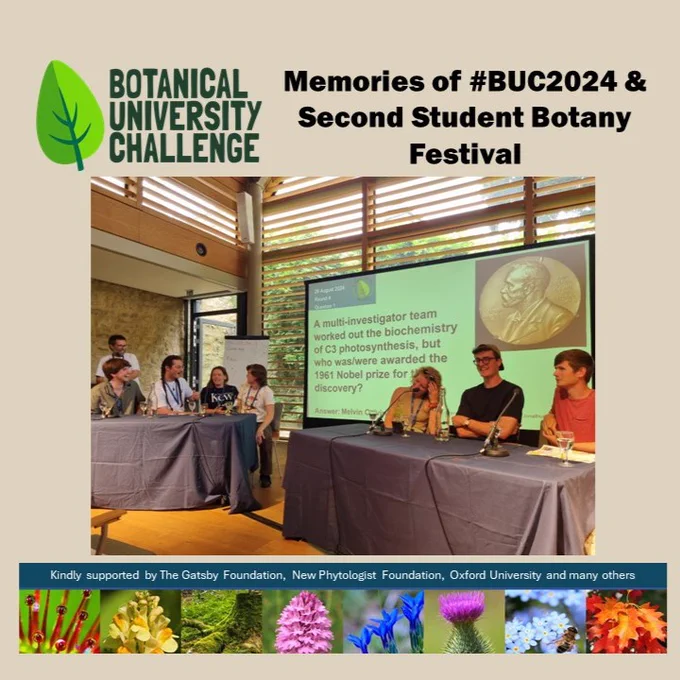 Two teams of students in Botanical University Challenge, with question about the discovery of C3 photosynthesis and who was awarded a Nobel prize for it in 1961.