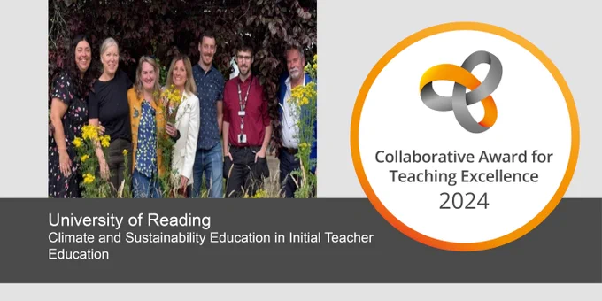 Climate and Sustainability Education in Initial Teacher Education winner of CATE awards 2024