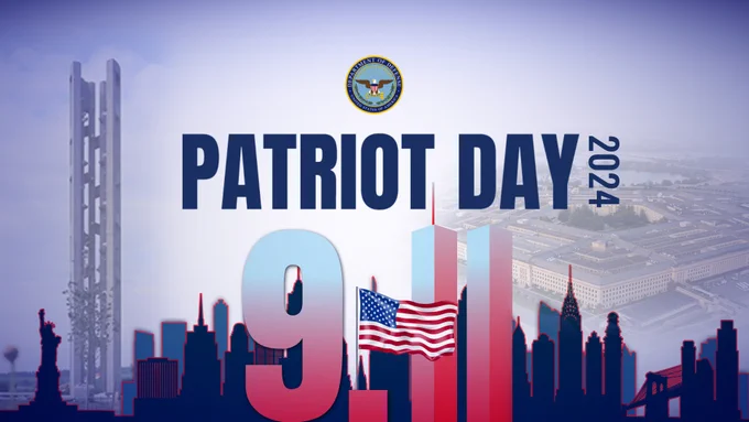 Patriot Day 2024 graphic. 