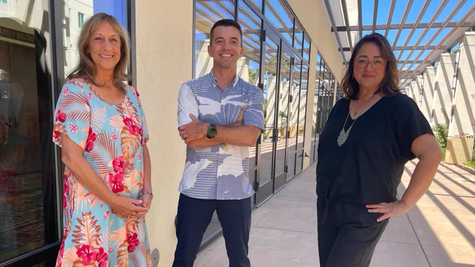 From left: Professor and Special Education Chair Laura Hall, Associate Professor Chris Brum and Assistant Professor Mónica Baldonado-Ruiz.