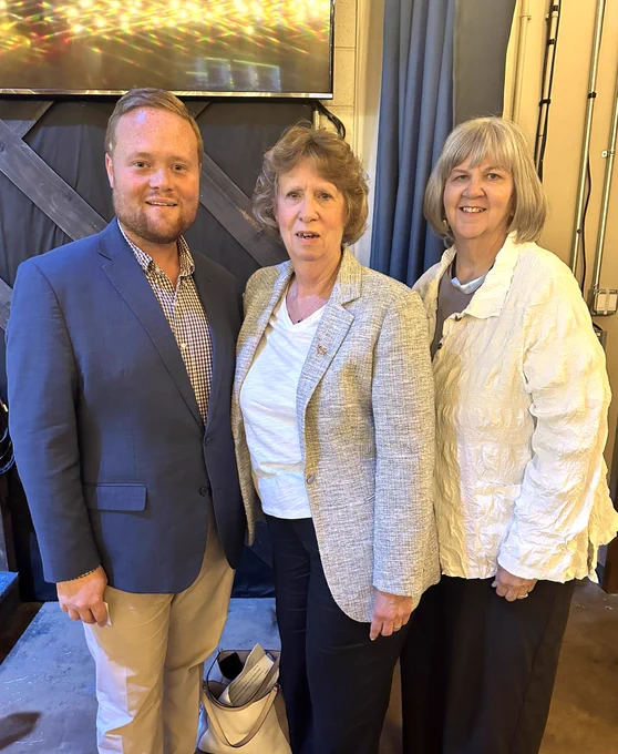 Greg Snyder, Secretary Beatty, and Laura Howell
