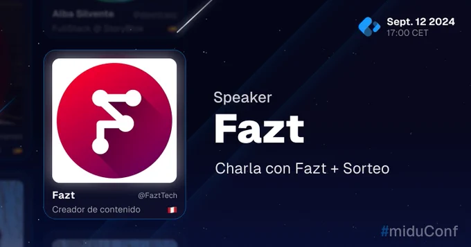 Charla con Fazt en la miduConf