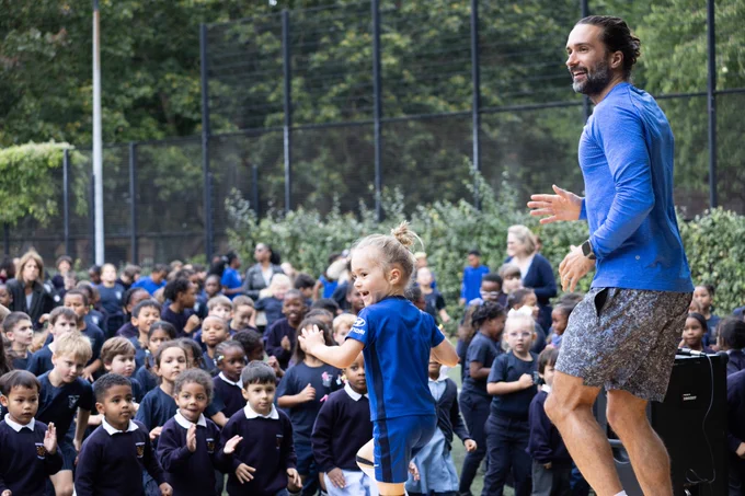Joe Wicks fitness lesson