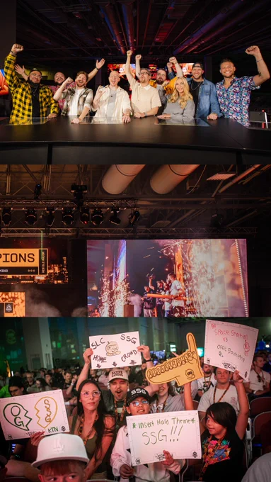 Photo collage of moments from the HCS Salt Lake City Major 2024
