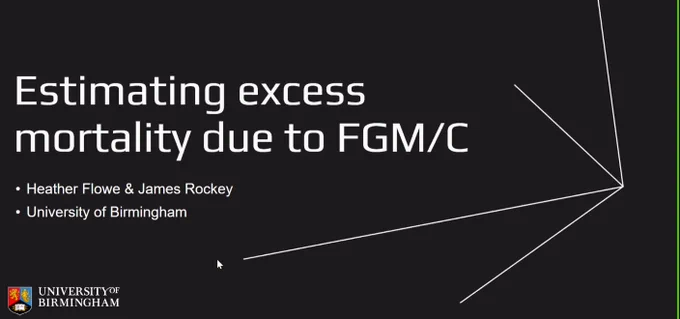 Webinar on estimating excess mortality due to FGM/C