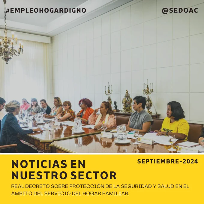 El pasado miércoles junto a compañeras del SAD y @Territoriodome1 participamos de una reunión informativa con el Ministerio de Trabajo y Economía Social.