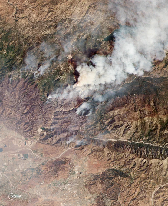 PlanetScope • Line Fire, San Bernardino County, California • September 10, 2024