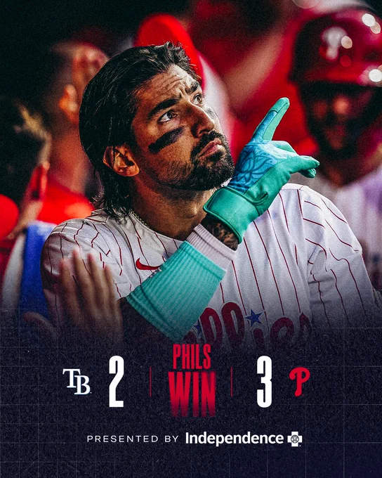 Final: Rays 2, Phillies 3