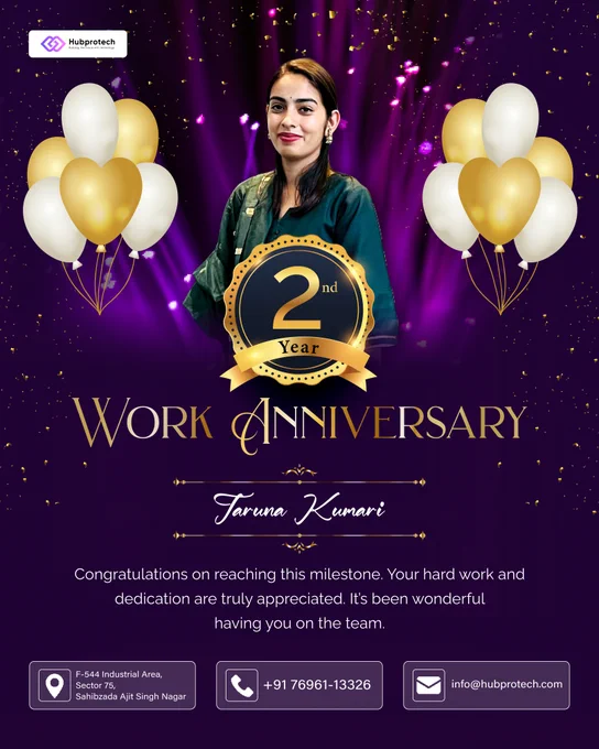 Happy 2nd Work Anniversary