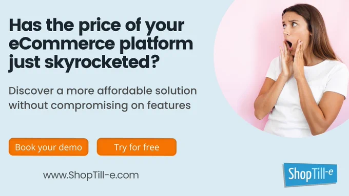 ShopTill-e is an affordable ecommerce platform. And when teamed with ShopTill-e ePOS its a great all-in-one retail solution that saves time and reduces costs