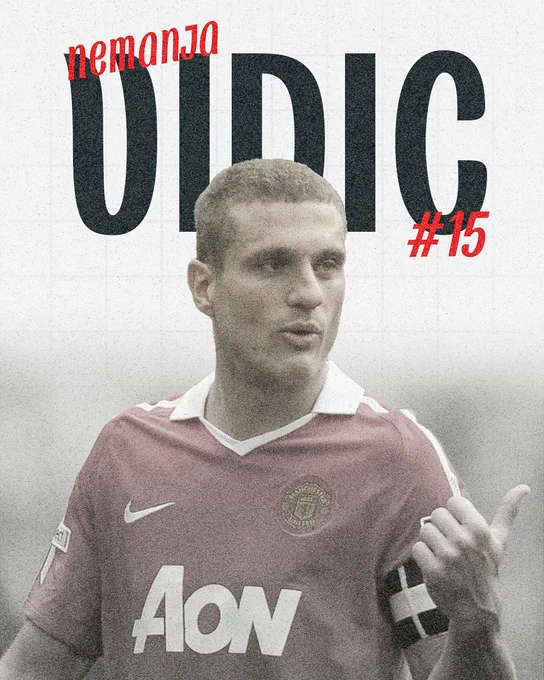 An image of Nemanja Vidic.