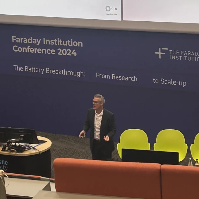 Graeme Cruickshank giving a talk.