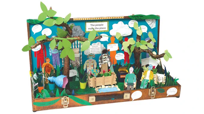Nottingham Trent University Middle Street Resource Centre memory box. Credit Philip Formby.