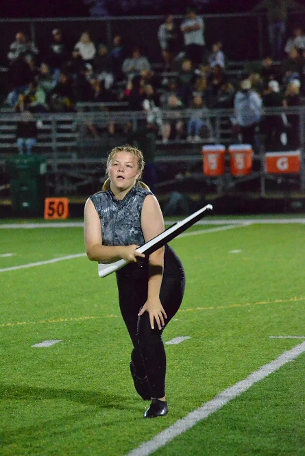 Color Guard student 
