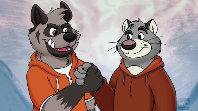 Dave and Graff shaking hands
