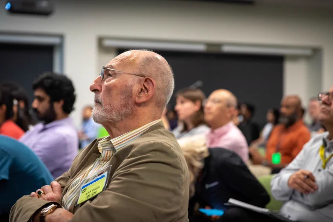 Photo of audience at Joram Piatigorsky Award Lecture.