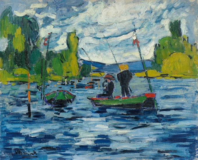 Maurice de Vlaminck: Die Angler, 1907