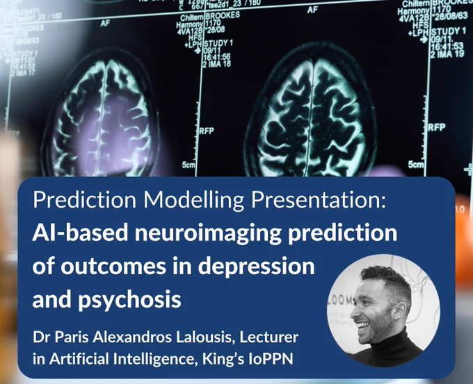 Prediction Modelling Presentation:
AI-based neuroimaging prediction 
of outcomes in depression 
and psychosis