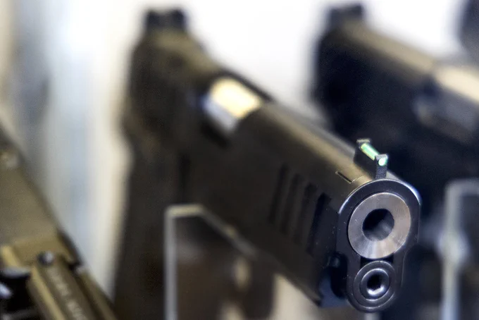 A new study finds the prevalence of firearms in the United States, not mental illness, is the driving force in the number of firearm-related deaths. (Photo by Aristide Economopoulos/NJ Monitor)