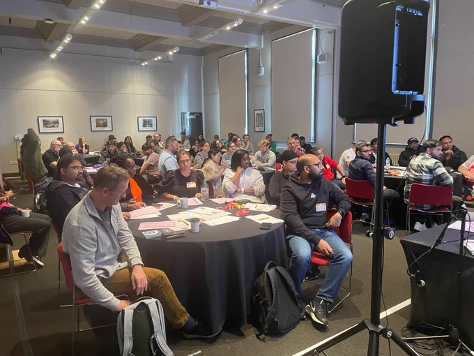 Full audience at Parveen’s workshop 