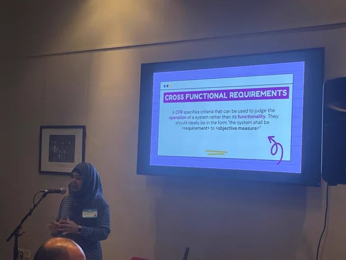 Parveen and cross-functional requirements definition slide 
