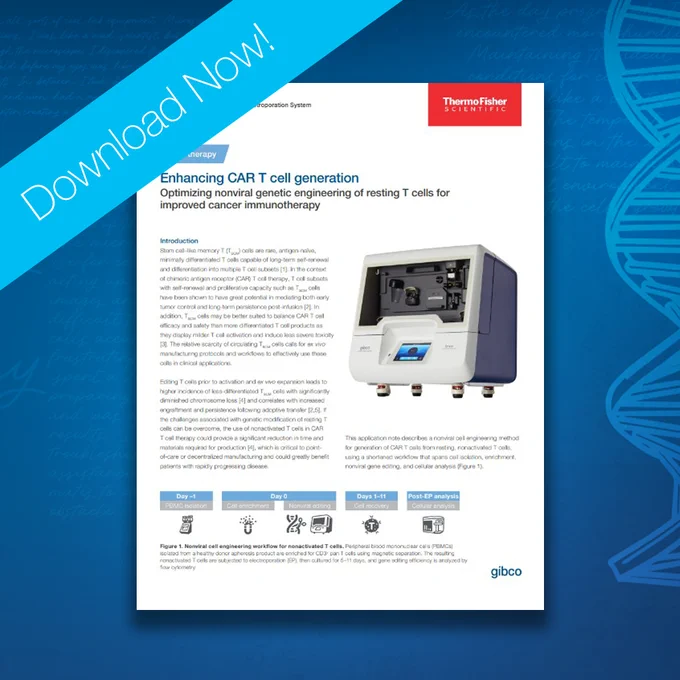 Application Note: Enhancing CAR-T cell generation