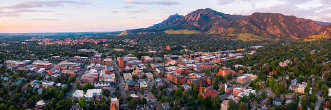 A wide angle photo of Boulder, Colorado

Photo courtesy of Downtown Boulder — © 2023
