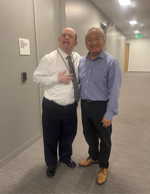 Photograph of John and Vaming