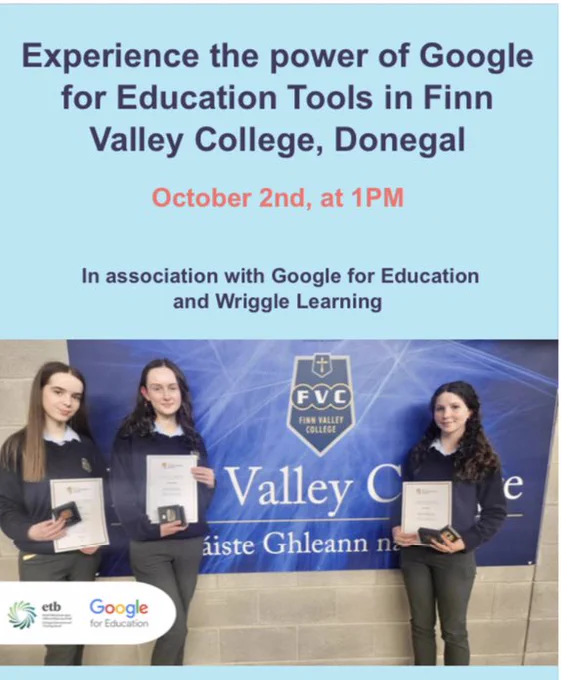 Google event for teachers poster