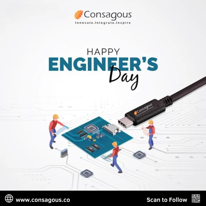 Engineer's Day, engineering solutions, tech innovations, engineering excellence, engineering pioneers, tech visionaries, Consagous Technologies, technology for good, future of tech