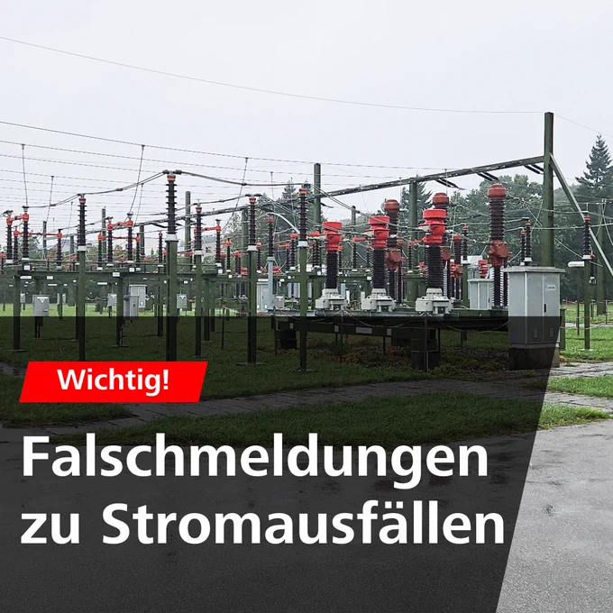 eine Stromleitung und elektrische Ausrüstung