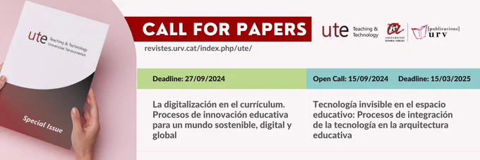 Open Calls in Revista UTE