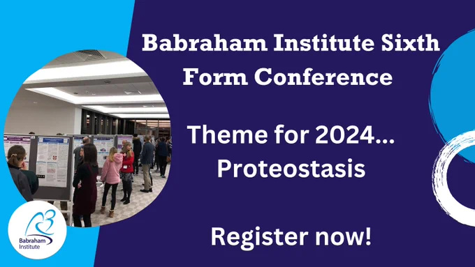 Sixth form conference 2024 theme: proteostasis 