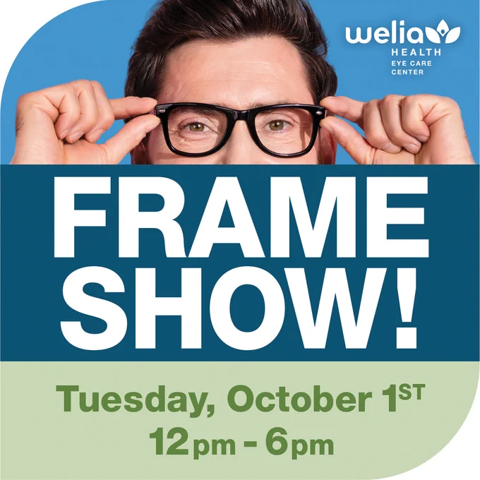 Frame show graphic with welia health logo and date below