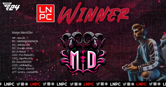 Vincente Torneo Serale LNPC