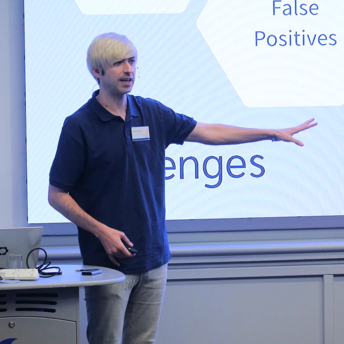 Brandon Wilson presenting at Dyalog'24