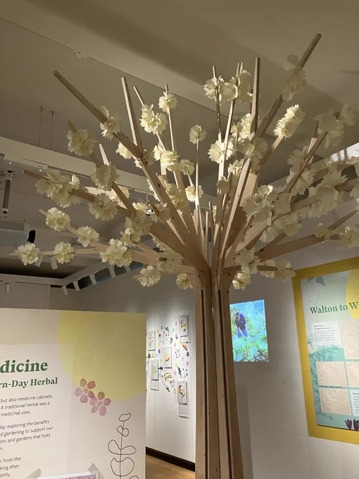 A blossom tree made of MDF