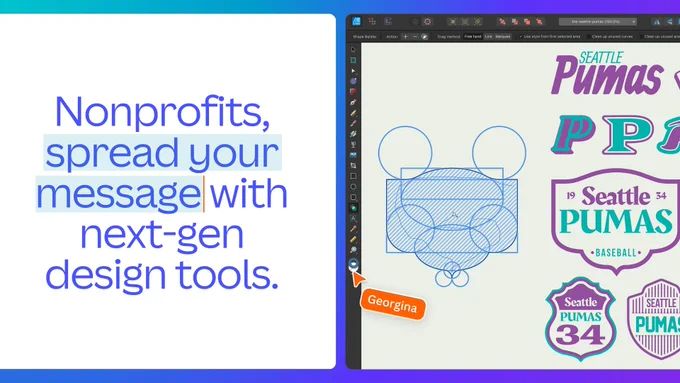 Nonprofits, spread your message with next-gen design tools.