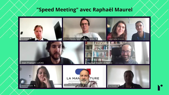 Speed meeting avec Raphaël Maurel