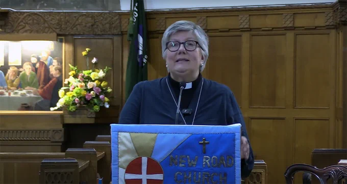The Revd Helen Cameron, preaching at the launch of Disability Awareness Week.