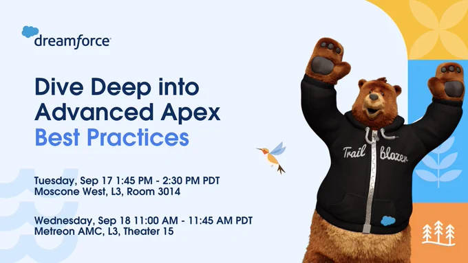 Dive Deep into Advanced Apex Best Pratices